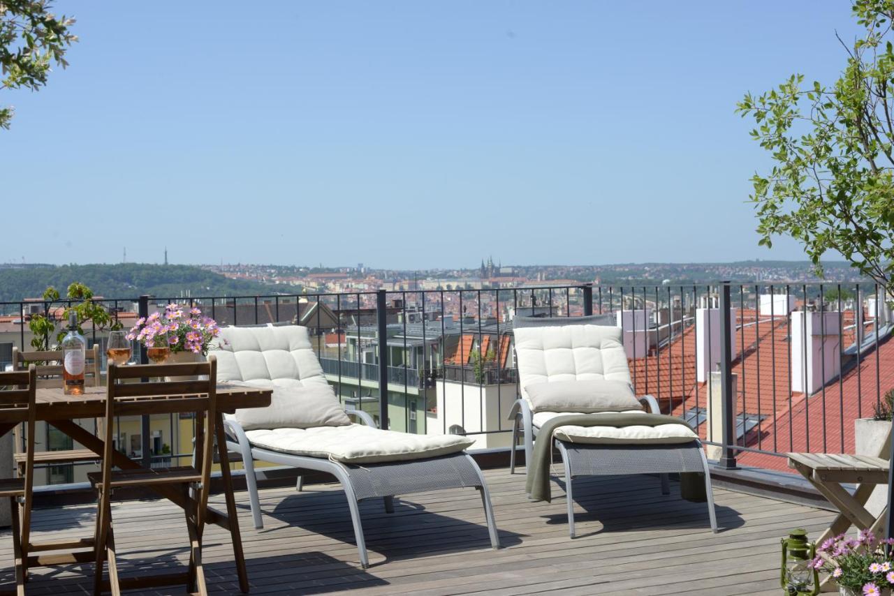 Luxury Penthouse Apartment Прага Экстерьер фото
