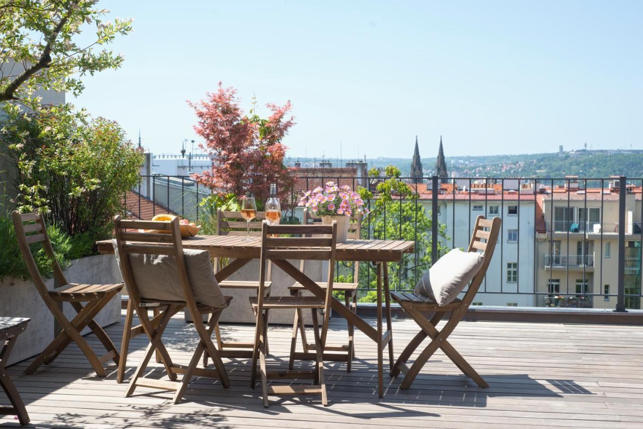 Luxury Penthouse Apartment Прага Экстерьер фото